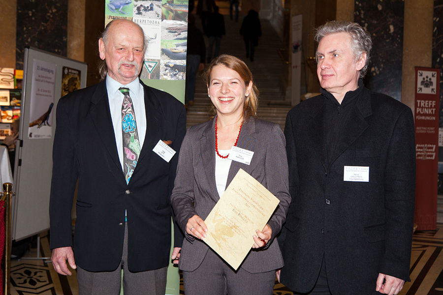 von rechts: Heinz Grillitsch - Eva Ringler - Prof.