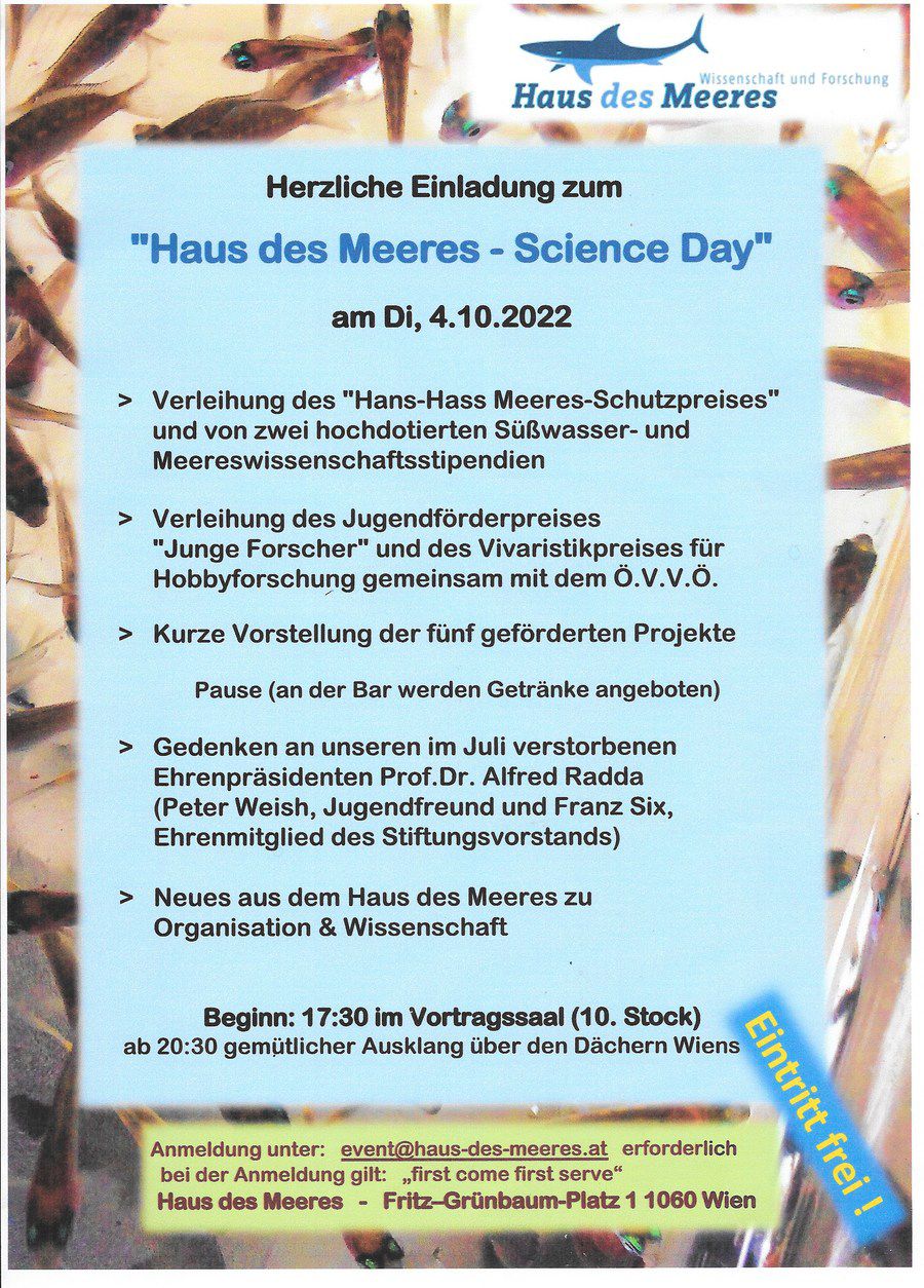 Science Day 2022 - Haus des Meeres