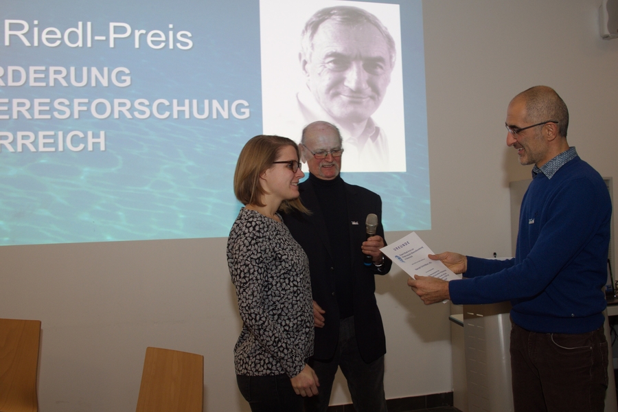 Der "Riedl Preis" wurde von Prof. Dr. Jörg Ott - 