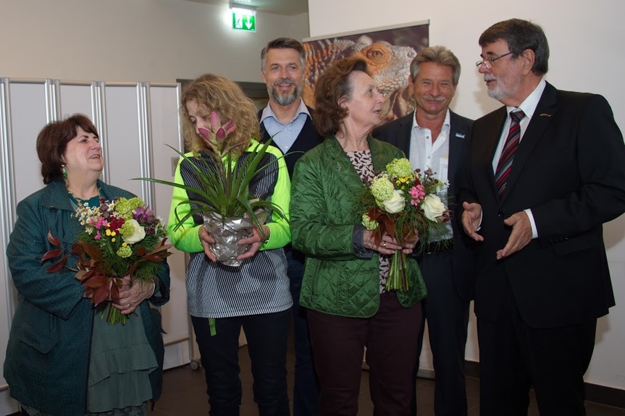 Und endlich - Blumen für Evelyn Kolar, Prof. Dr. 