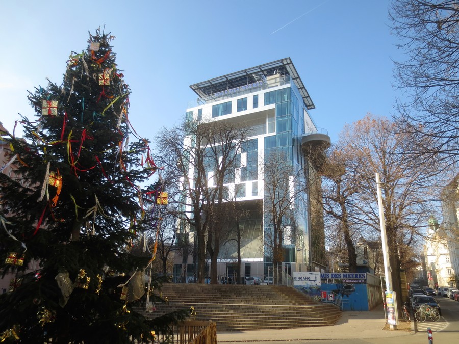 Von der Treppe bis zum HAUS DES MEERES