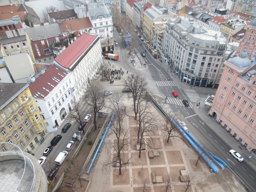 Sammelplatz der Demonstranten