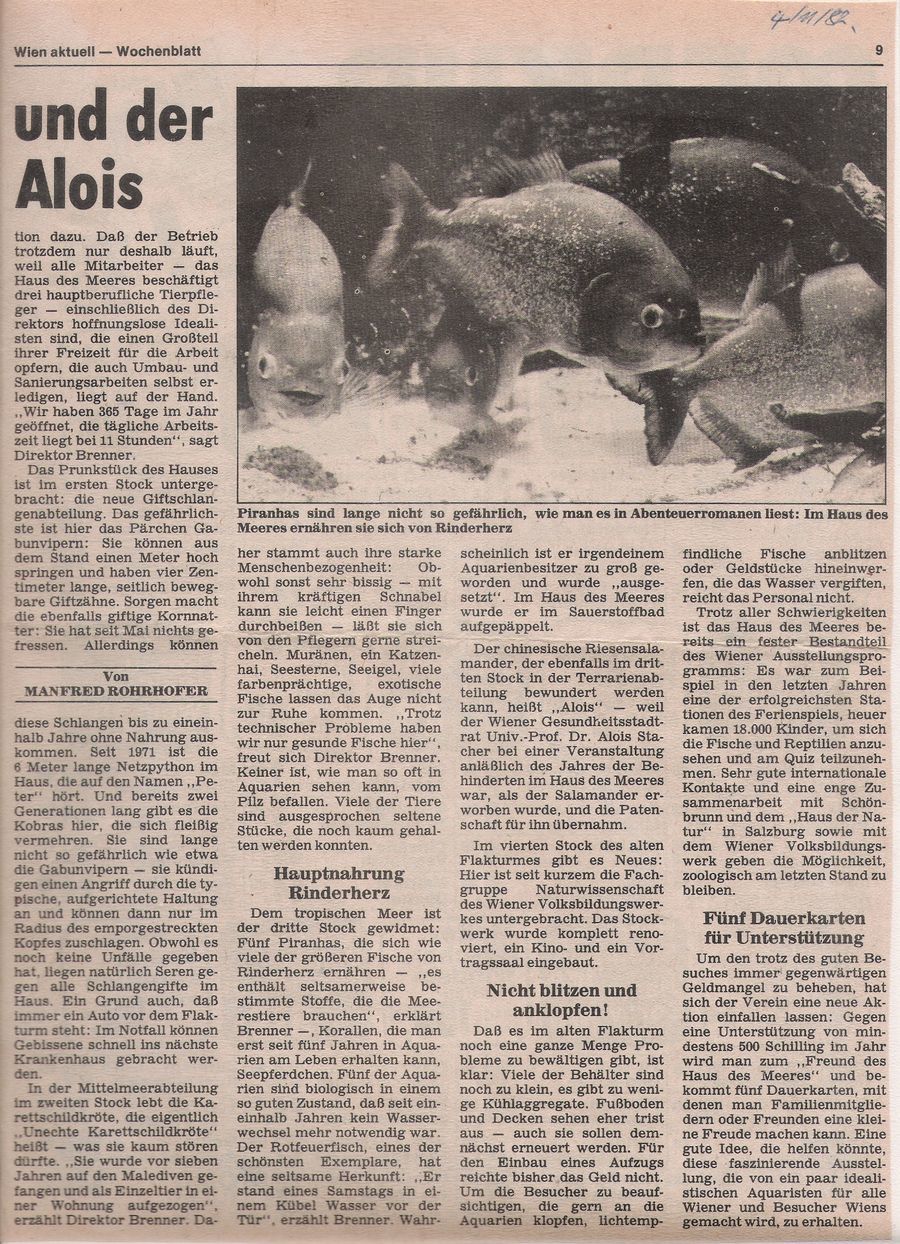 war Erich Brenners Ziel