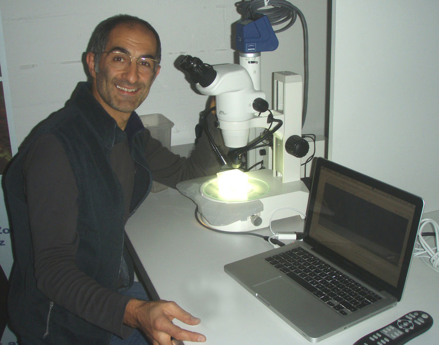 Dr. Abed-Navandi in seinem Element