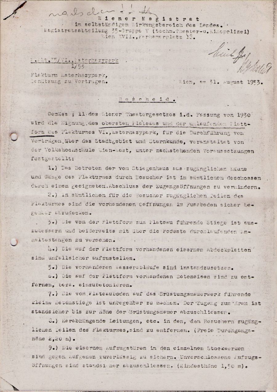 Der Sternwartevertrag