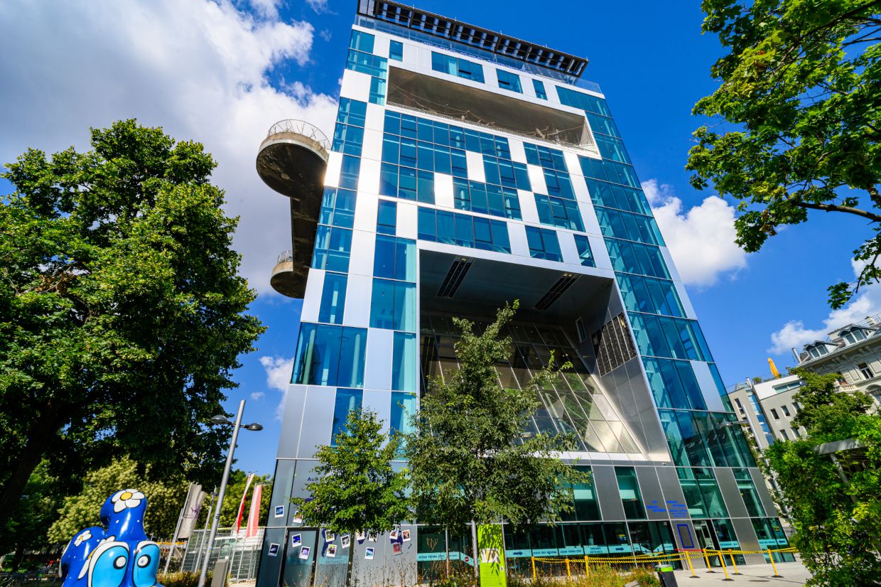 Jedes Mal eine Herausforderung: hoher Turm = hoher