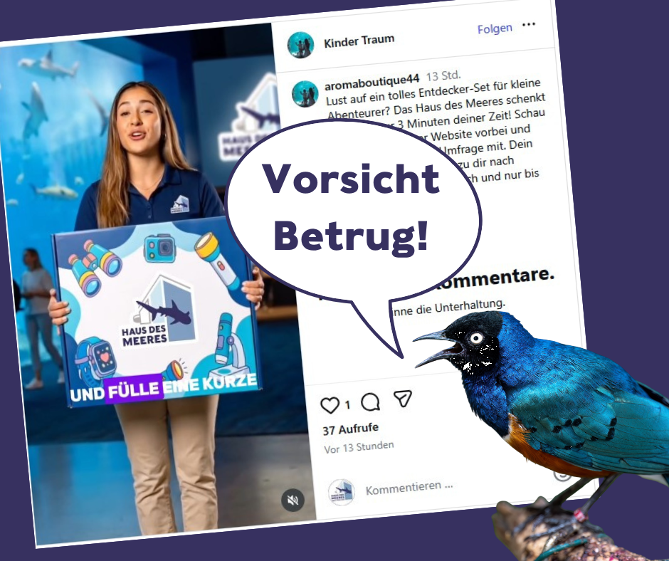 ACHTUNG Fake-Account auf Facebook & Instagram